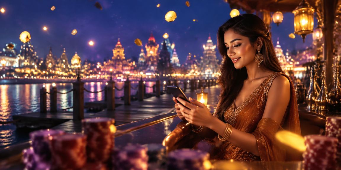 Pemain menggunakan telefon untuk semak promosi kasino mudah alih Malaysia